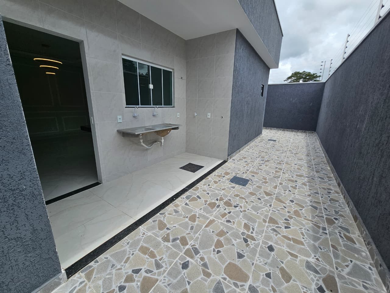 Casa no Loteamento Bela Vista, Área de serviço