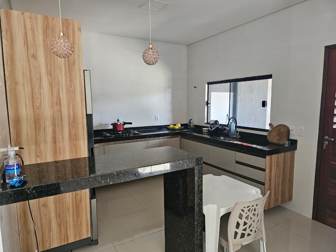 Duplex no Loteamento Conviver, Cozinha projetada
