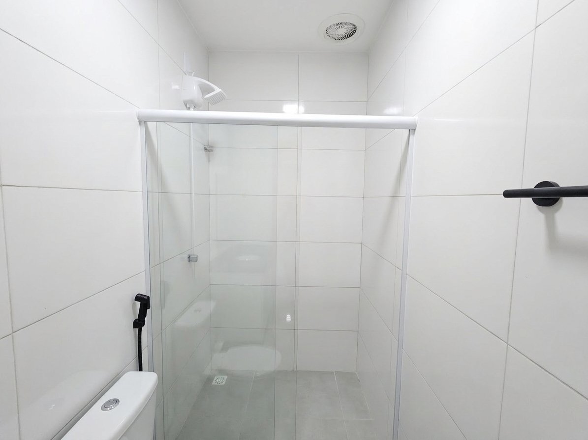 Apartamento no Edifício Castelo Plaza, Banheiro social
