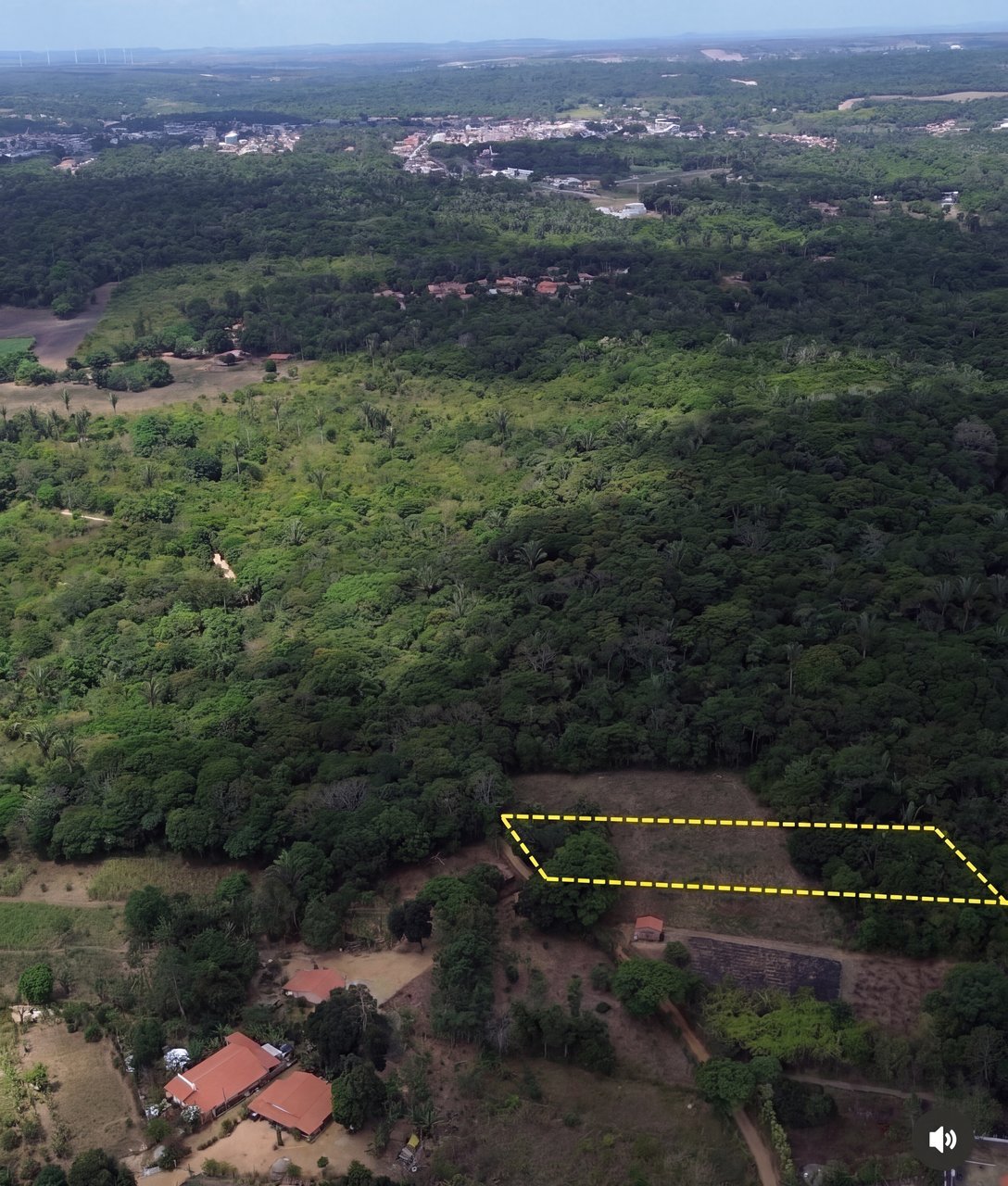 Terreno no Sítio Paus Altos dos Cunhas, Vista panorâmica da região